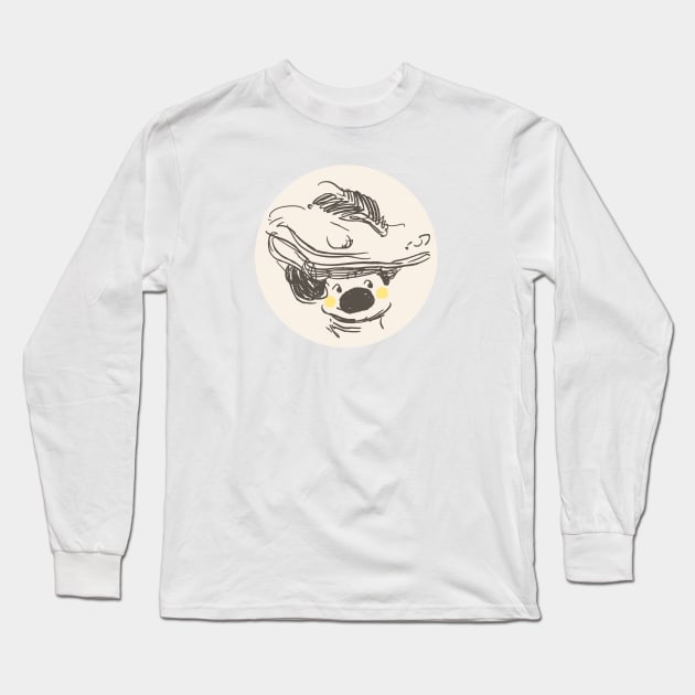 Victorian Pug Long Sleeve T-Shirt by nilstuff